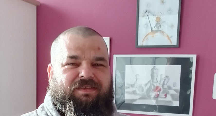Na zdjęciu: Piotr Chwastek. Fot. zbiory prywatne Piotra Chwastka. 