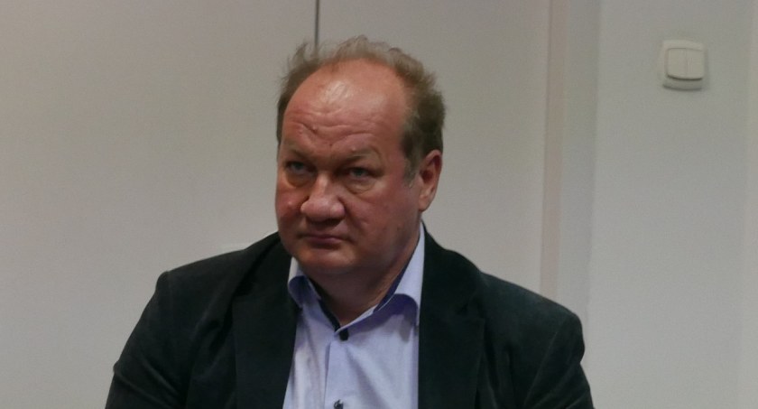 Na zdjęciu Bogdan Węgrzyński, nowy dyrektor I Liceum Ogólnokształcącego