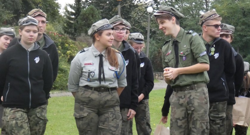 Na zdjęciu święto radomszczańskiego hufca w parku Solidarności, wrzesień 2020