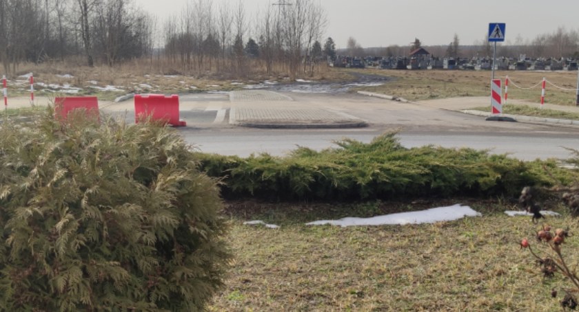Na zdjęciu: wlot wybudowany pod kolejny odcinek obwodnicy, ul. Brzeźnicka. 