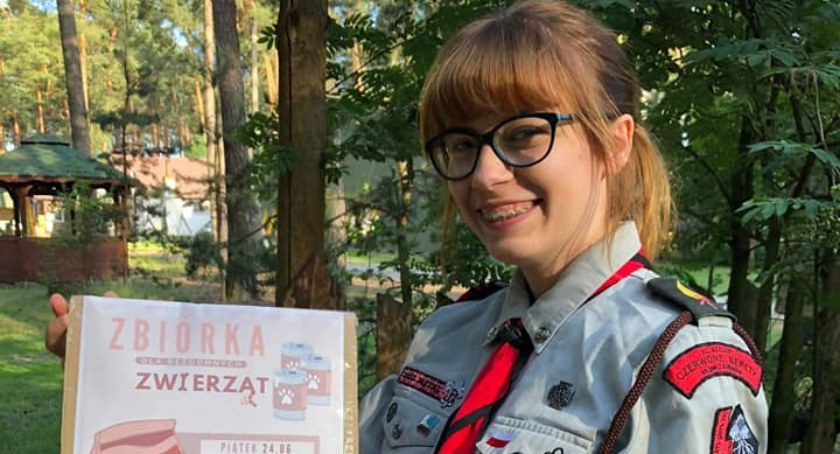 Na zdjęciu: Maja Kruszewska. Fot. 40 Radomszczańska Drużyna Wędrownicza 