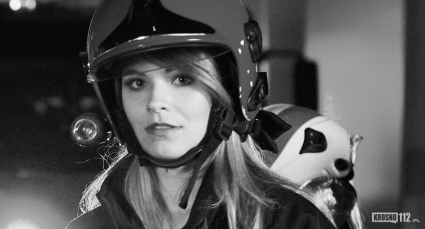 Na zdjęciu druhna Dominika - fot. www.krosno112..pl