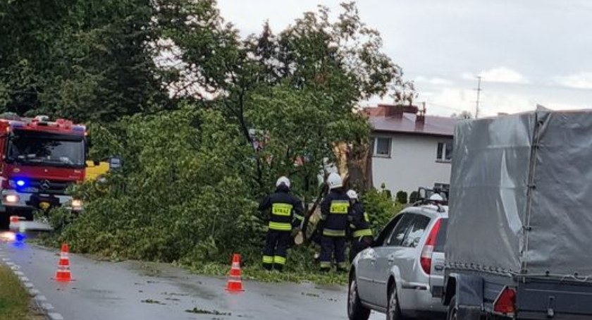 Na zdjęciu: akcja strażaków. Fot. Mateusz Saternus/Facebook
