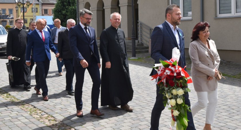 Na zdjęciu władze Przedborza i powiatu