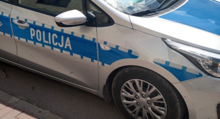 Na zdjęciu policyjny radiowóz