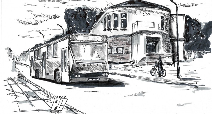 Na ilustracji: Kinema. Rys. Piotr Chwastek. 