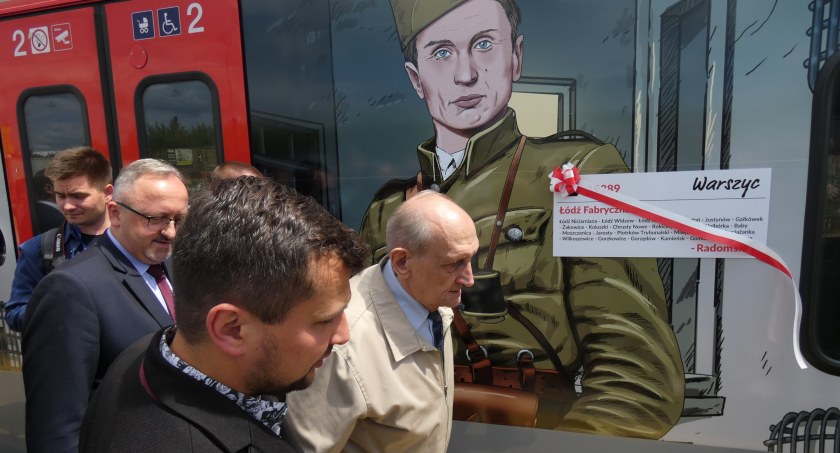 Uroczystość na dworcu PKP w Radomsku, czerwiec 2022