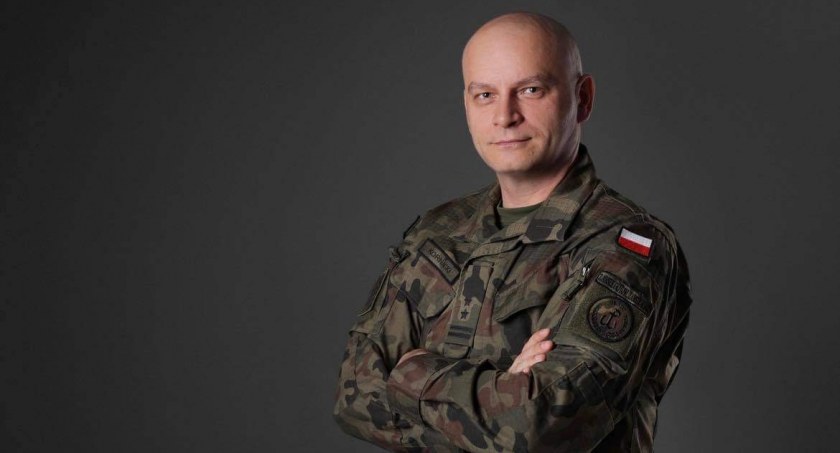 Na zdjęciu: podpułkownik dr inż. Przemysław Kornacki. 
