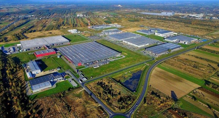Na zdjęciu strefa przemysłowa - fot. UM Radomsko