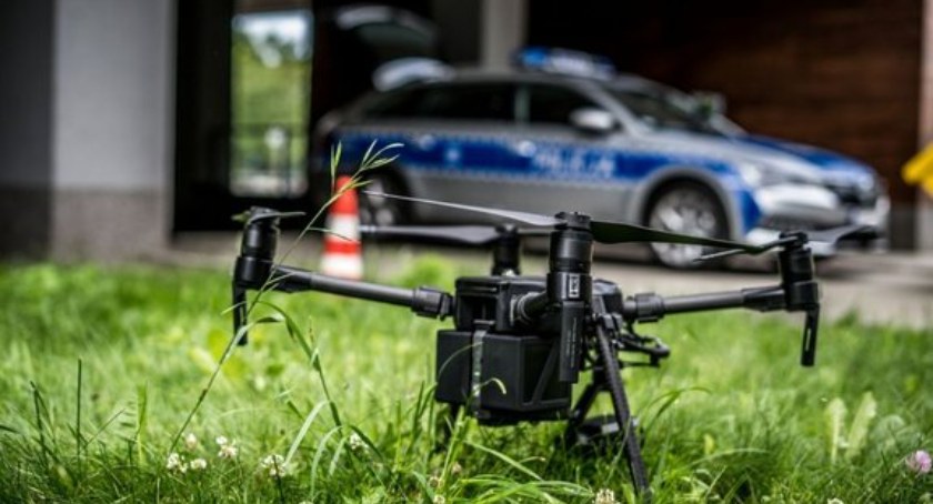 Na zdjęciu policyjny dron - fot. ilustracyjne