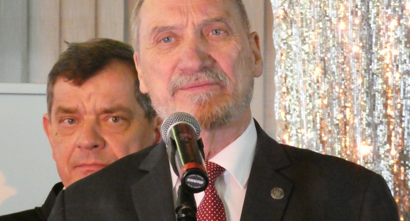 Na zdjęciu Antoni Macierewicz podczas spotkania z działaczami PiS-u w MDK, 2 luty 2020 