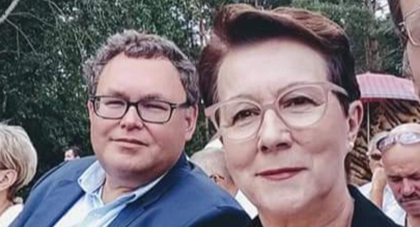 Na zdjęciu Szymon Zyberyng z poseł PiS Anną Milczanowską - fot. Facebook/Szymon Zyberyng