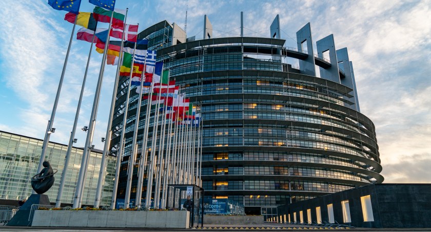 Na zdjęciu Parlament Europejski