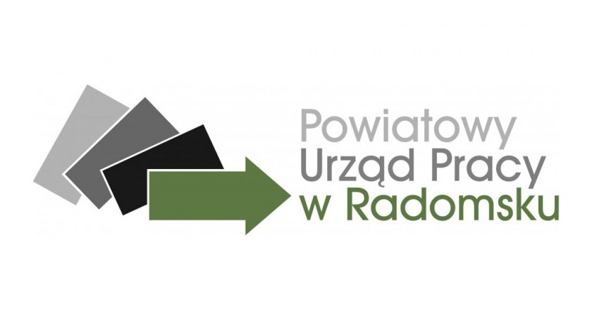 Na zdjęciu logo Powiatowego Urzędu Pracy w Radomsku