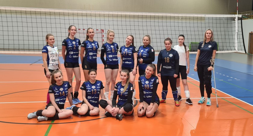 Na zdjęciu siatkarki radomszczańskiej drużyny
