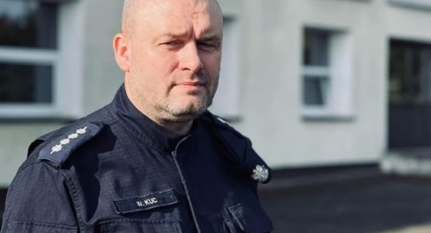 Na zdjęciu Wiesław Kuc - fot. KPP Radomsko
