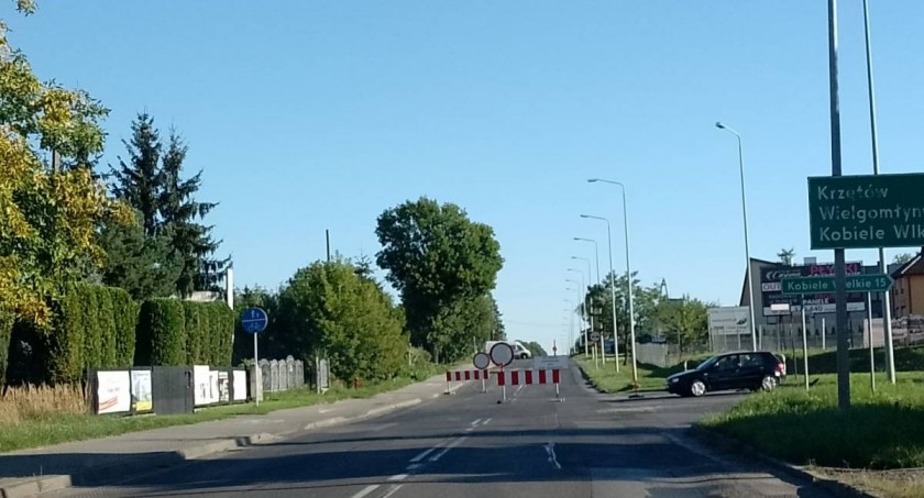 Na zdjęciu ulica Krakowska kilka dni przed rozpoczęciem przebudowy