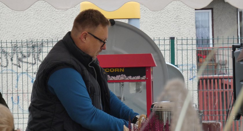 Na zdjęciu Kamil Bugdal na pikniku na Gliniankach, 22 października