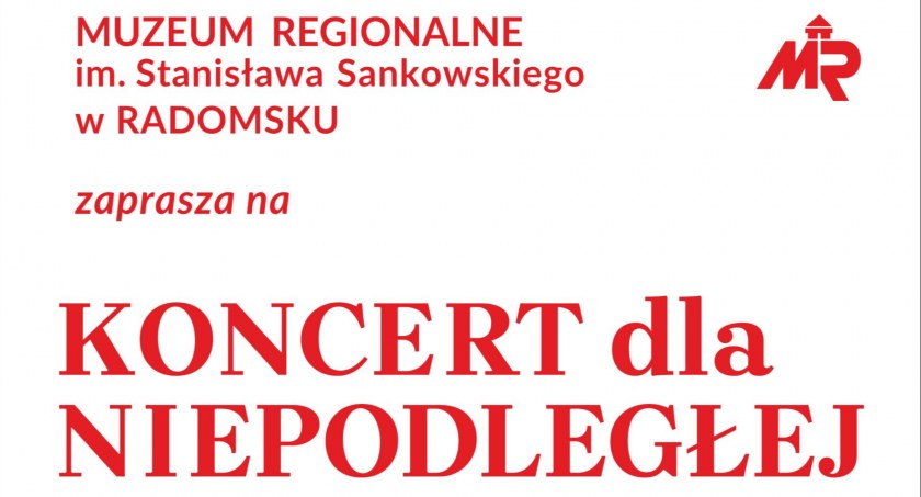 Na zdjęciu fragment plakatu Koncert dla Niepodległej