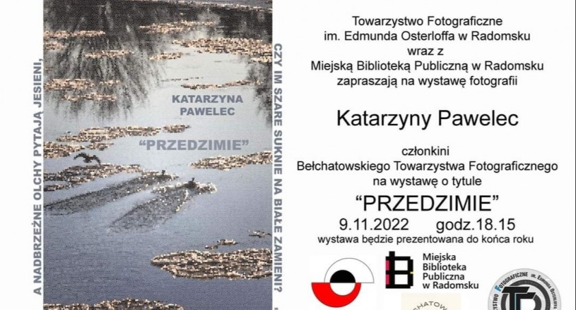 Na zdjęciu fragment grafiki promującej wystawę fotograficzną 