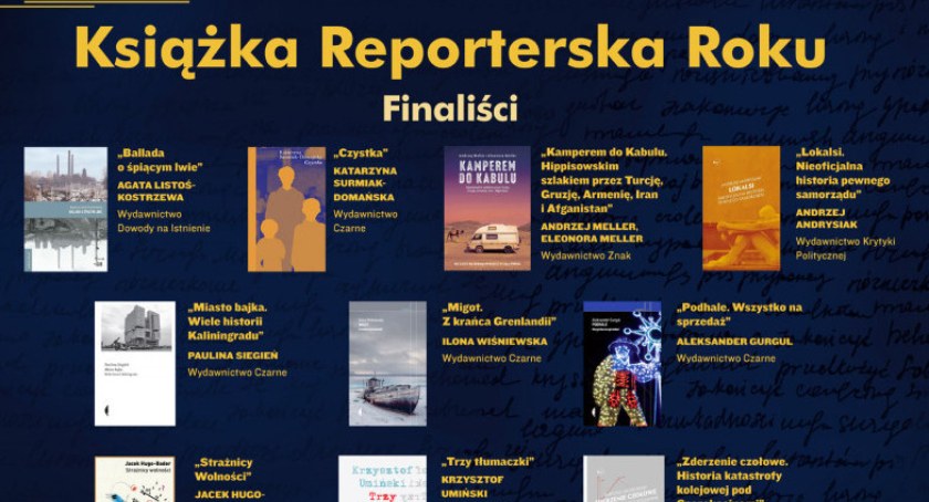 Na zdjęciu tytuły, które znalazły się w finale