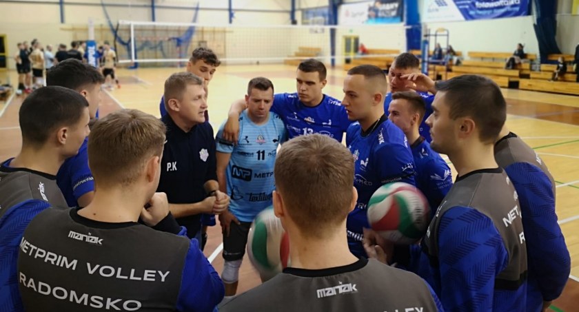 Na zdjęciu siatkarze METPRIM Volley Radomsko