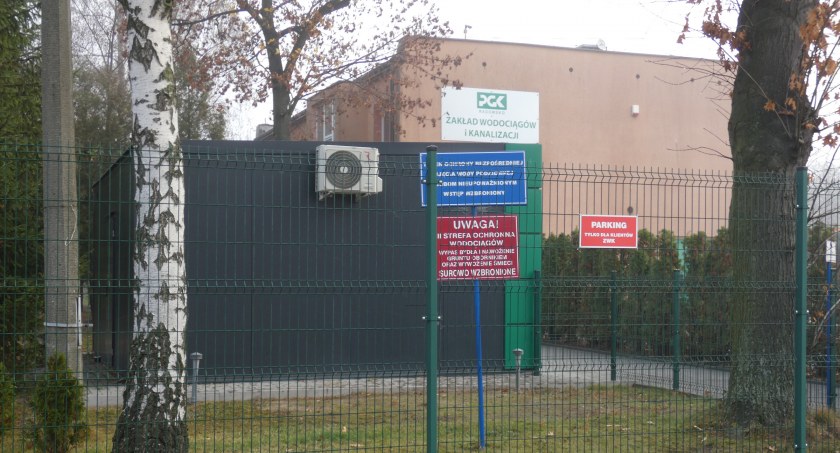 Na zdjęciu Zakład Wodociągów i Kanalizacji, część spółki PGK Radomsko