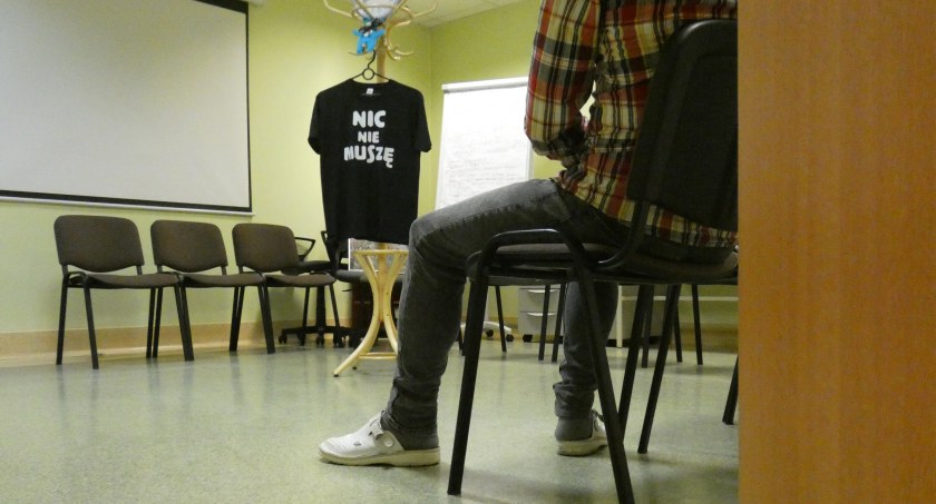 Na zdjęciu sala w Poradni Leczenia Uzależnień w Szpitalu Powiatowym
