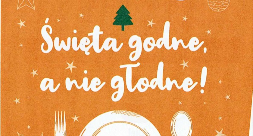 Na zdjęciu plakat promujący zbiórkę