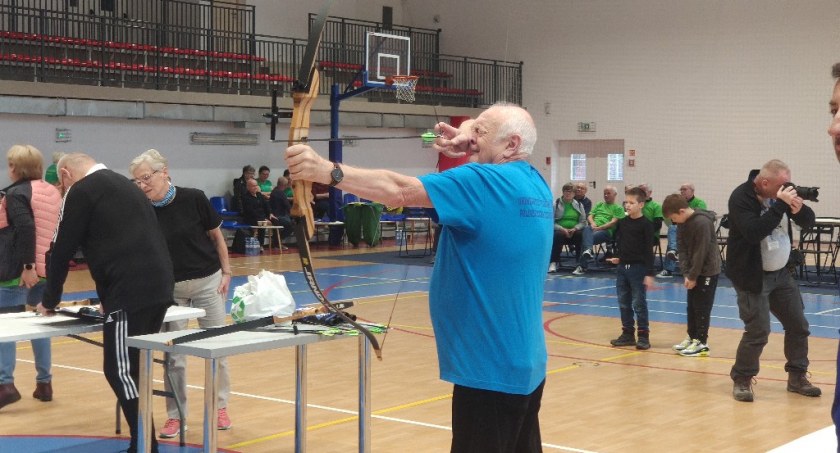 Na zdjęciu jeden z uczestników turnieju 