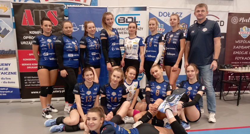 Na zdjęciu siatkarki radomszczańskiej drużyny