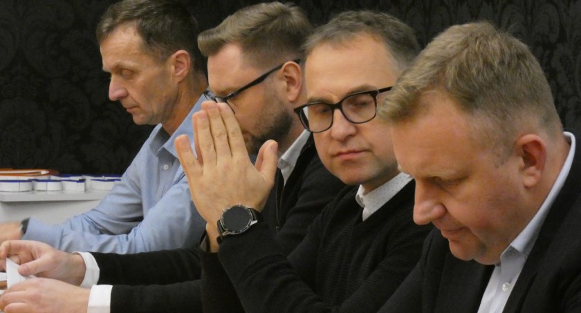 Na zdjęciu od lewej: Dariusz Kopeć, Piotr Lisowski, Rafał Dębski, Łukasz Więcek