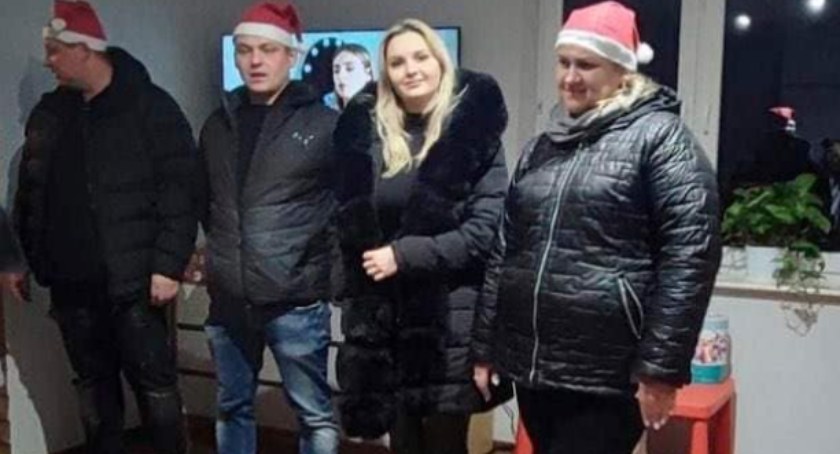 Na zdjęciu przedstawiciele radomszczańskiego  KPO w ośrodku wychowawczym 