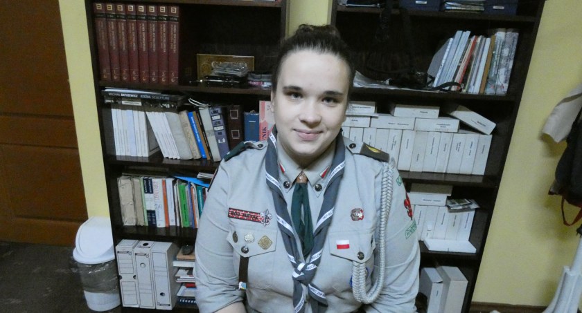 Na zdjęciu Katarzyna Kurc, komendantka Hufca Radomsko