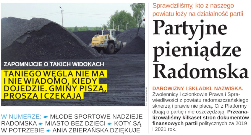 Na zdjęciu okładka najnowszego numeru GR