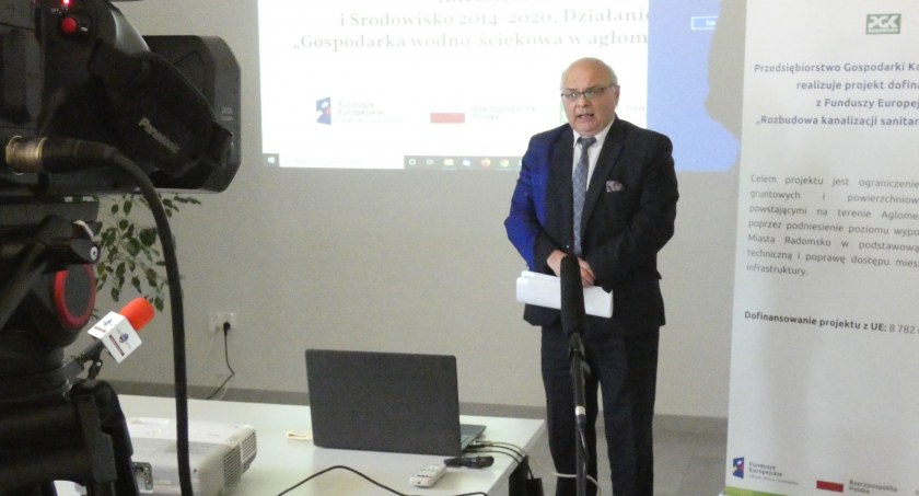 Na zdjęciu były prezes PGK Marek Glądalski