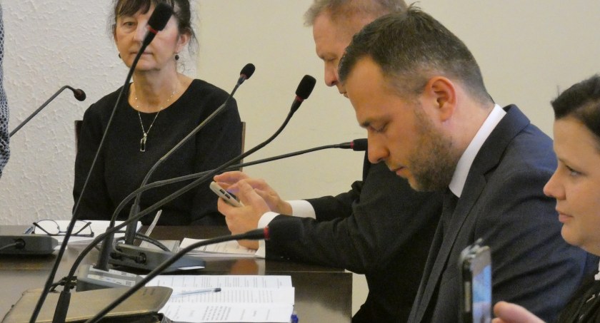 Na zdjęciu Michał Koski, radny powiatowy Prawa i Sprawiedliwości, nieetatowy członek zarządu powiatu