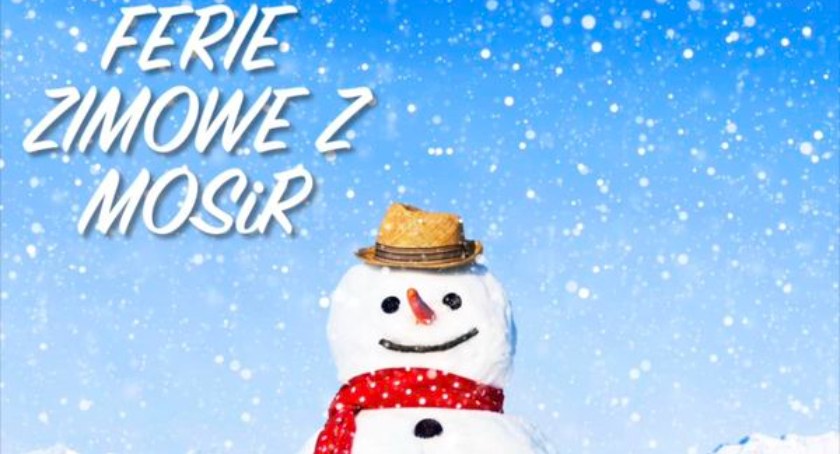 Na zdjęciu plakat promujący ferie z MOSiR - fot. Facebook/MOSiR Radomsko 
