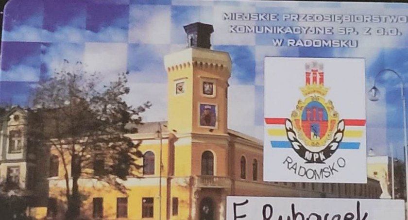 Na zdjęciu karta elektroniczna MPK