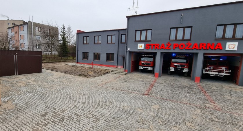 Na zdjęciu remiza w Przedborzu - fot. Facebook/OSP Przedbórz