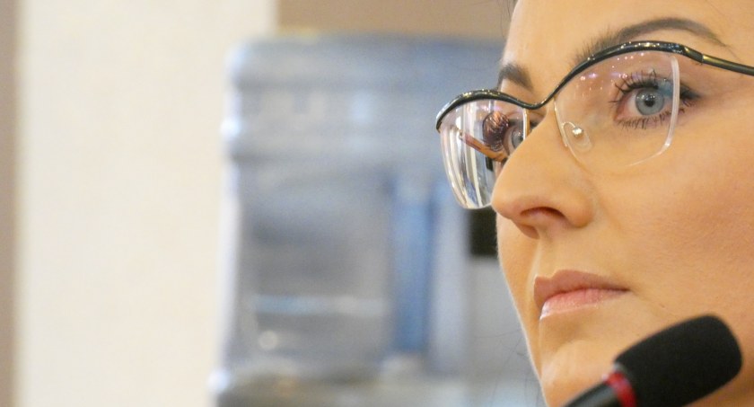 Na zdjęciu starosta Beata Pokora