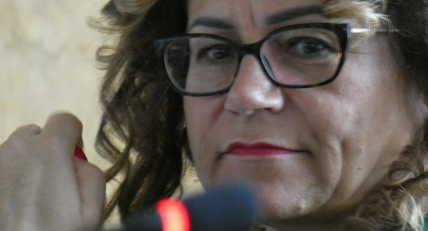 Na zdjęciu skarbniczka miasta Mariola Wypych