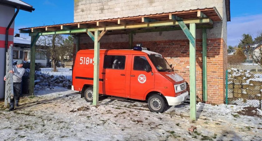Na zdjęciu samochód Lublin - fot. Facebook/OSP Sucha Wieś 