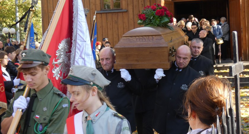 Na zdjęciu: pogrzeb Jerzego Słowińskiego, październik 2021