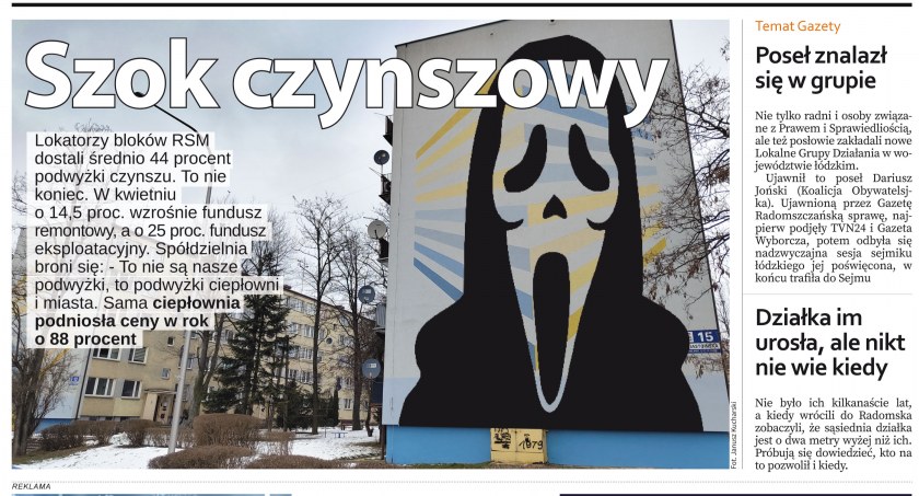 Na zdjęciu: wydanie Gazety Radomszczańskiej z 9 lutego 2023