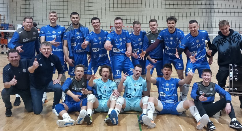 Na zdjęciu siatkarze Metprim Volley Radomsko