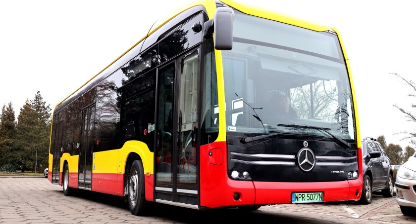 Na zdjęciu autobus elektryczny, fot. UM Radomsko