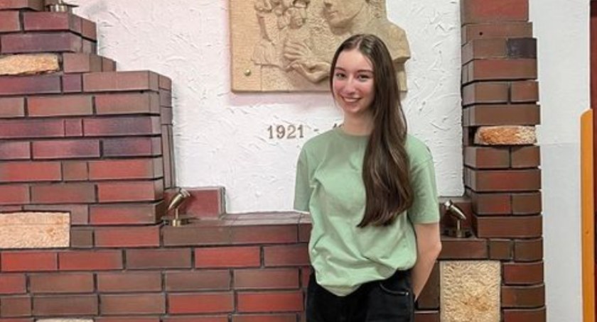 Na zdjęciu Aleksandra Madej, fot. Facebook/II LO