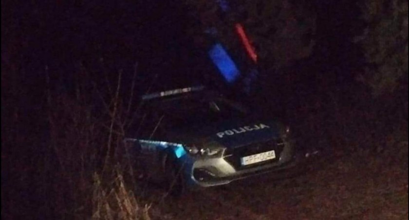 Na zdjęciu radiowóz KPP Radomsko 