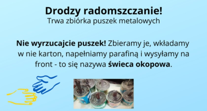 Na zdjęciu plakat promujący akcję, fot. Facebook/Radomsko Miasto Otwarte
